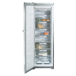Miele FN14827SED/CS-1 Freestanding Freezer, A++ Energy Rating, 60cm Wide, Silver